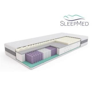 SLEEPMED HYBRID PREMIUM - materac multipocket, sprężynowy, Rozmiar - 140x200 NAJLEPSZA CENA, DARMOWA DOSTAWA
