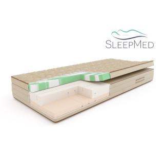 SLEEPMED NATURA PLUS - materac naturalny, piankowy, Rozmiar - 80x200 NAJLEPSZA CENA, DARMOWA DOSTAWA