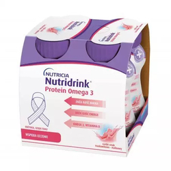 Nutridrink Protein rześki smak czerwone owoce 4x125 ml