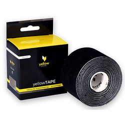 yellowTAPE Taśma do kinesiotapingu czarny 5cm x 5m