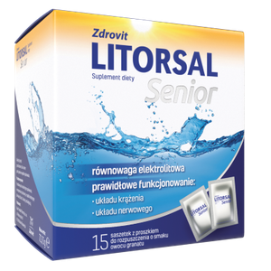 Zdrovit Litorsal Senior smak owoc granatu 15 saszetek
