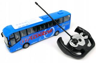 Autobus zdalnie sterowany R/C niebieski