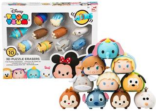 Figurka TSUM TSUM 10pak STOS Gumka Gumki DISNEY