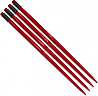 4x ZĄB ŁADOWACZA PROSTY 1100 mm + TULEJKA CHWYTAKA KROKODYLA TURA WIDŁY