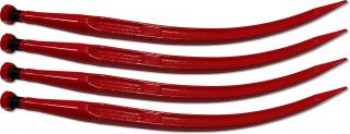 4x ZĄB ŁADOWACZA WYGIĘTY 680 mm CHWYTAKA KROKODYLA TURA WIDŁY