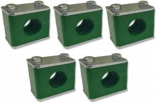 5x OBEJMA POJEDYNCZA 22mm MOCOWANIE PRZEWODÓW HYDRAULICZNYCH