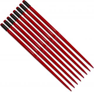 8x ZĄB ŁADOWACZA PROSTY 1100 mm + TULEJKA CHWYTAKA KROKODYLA TURA WIDŁY