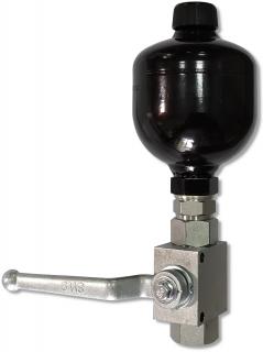 HYDROAKUMULATOR HYDRAULICZNY AMORTYZATOR 0,16L Z ZAWOREM 1/2