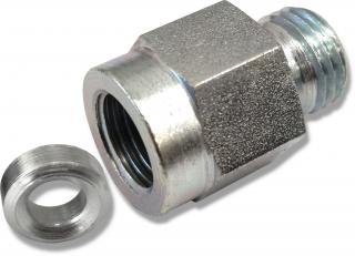 PRZYŁĄCZE ZŁĄCZE MANOMETRU 63mm A-B GW 1/4 - GZ 14