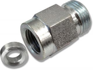 PRZYŁĄCZE ZŁĄCZE MANOMETRU 63mm A-B GW 1/4 - GZ 18