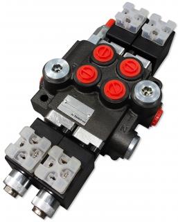 ROZDZIELACZ HYDRAULICZNY 2 SEK 50L ELEKTRYCZNY 24V