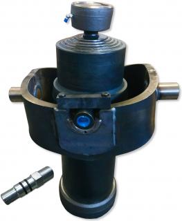 SIŁOWNIK HYDRAULICZNY SKOK 2450 25T Z KOŁYSKĄ