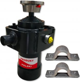 SIŁOWNIK HYDRAULICZNY WYWROTU PRZYCZEPY S-K 1200 + KOŁYSKA I MOCOWANIE