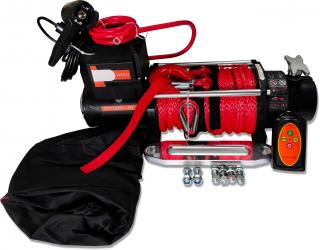 Wyciągarka Elektryczna 12000 lbs 5,5T 12V AUTOLAWETY Syntetyk UTV 4x4 Wciągarka