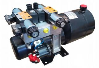 ZASILACZ AGREGAT HYDRAULICZNY 12V 1,6KW 2,0 cm3 4L SEK PŁYW