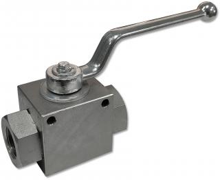ZAWÓR HYDRAULICZNY RĘCZNY KULOWY 2 DROGOWY 1 '' 140L Calowy