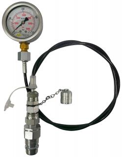 Zestaw Pomiaru Ciśnienia Hydrauliki z Wtykiem Euro M18 - 400bar - M16x2