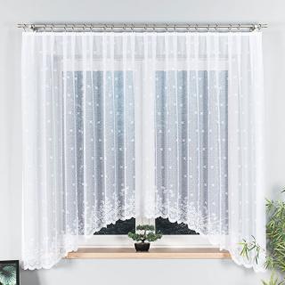 Gotowa Firanka żakardowa KAROLINA 300x170cm kolor biały