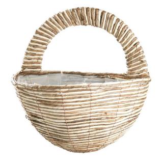 Donica ścienna Ellen, sznurek z naturalnego włókna, 40cm