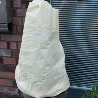 Kaptur z włókniny, W:110 x Sz:110 cm, beżowy/złoty