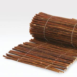 Mata ozdobna z cienkich witek wiklinowych 40x100 cm