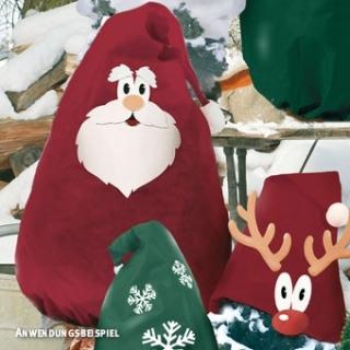 Naklejki piankowe -Święty Mikołaj,- średnica 30 cm