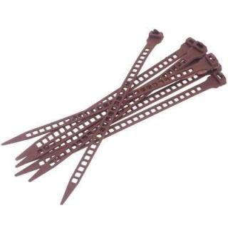 Opaski mocujące z PE po 25 szt., orzech 17 cm
