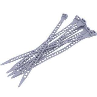 Opaski mocujące z PE po 25 szt.,  szare 17 cm