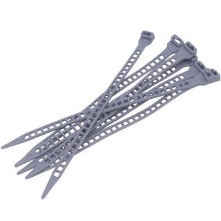 Opaski mocujące z PE po 25 szt., szary 17 cm
