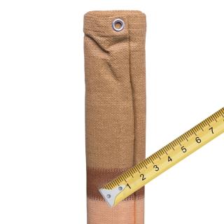 Osłona balkonowa z PE Design, terakota-beżowa W:90 cm