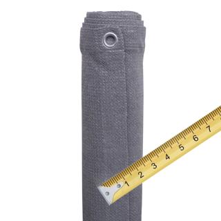 Osłona balkonowa z PE Klassic, szara Wys:90 cm
