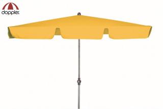 Parasol Doppler Active prostokąt 180x120 cm żółty