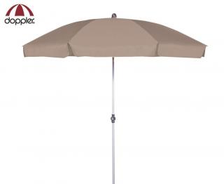 Parasol Doppler Basic EasyII okrągły 200 cm kawowy