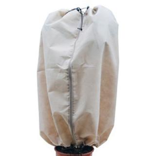 Płaszcz termiczny z włókniny, (70g/m kw.) beżowy, W:250 x fi 120 cm, z zamkiem błysk.
