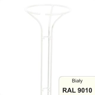 Podpora do róż, roślin na pniu 165 cm, biały