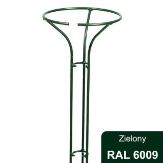 Podpora do róż, roślin na pniu 90 cm, zielony
