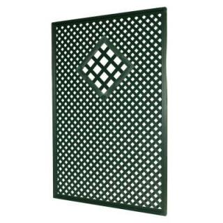 Ścianka z tworzywa szt., Coventry Diamant, romb, S:125 x H:185 cm, zielona