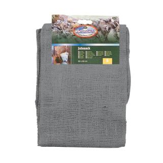 Worek jutowy, W:80 x Sz:60 cm, szary, fi ok. 38 cm