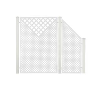 Zestaw Coventry Taras 2 - biały, W:190 x D:220 cm