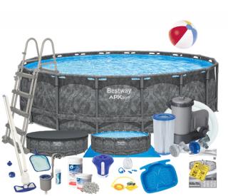 Basen całoroczny stelażowy 549 x 132 cm BESTWAY nr kat 561KC - 20w1