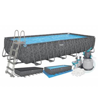 Basen całoroczny stelażowy 732 x 366 x 132 cm BESTWAY nr kat 561KG - 8 w 1