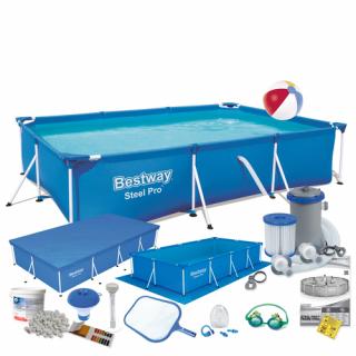 Basen stelażowy 300 x 201 x 66 cm BESTWAY nr kat 56411 - 15w1