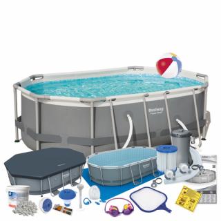 Basen stelażowy 305 x 200 x 84 cm BESTWAY nr kat 5614A - 16 w 1