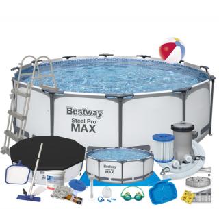 Basen stelażowy 366 x 100 cm BESTWAY nr kat 56418 - 18w1