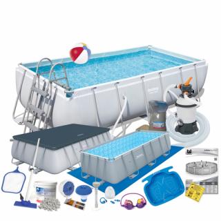 Basen stelażowy 404 x 201 x 100 cm BESTWAY nr kat 56442 - 19 w 1