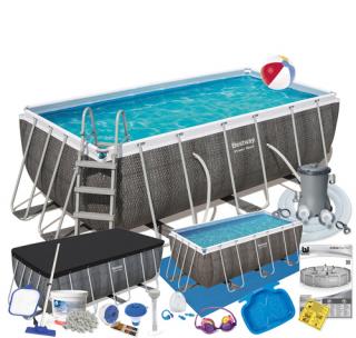 Basen stelażowy 404 x 201 x 100 cm BESTWAY nr kat 56721 - 19 w 1