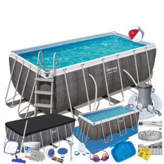 Basen stelażowy 412 x 201 x 122 cm BESTWAY nr kat 56722 - 19 w 1