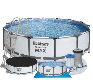 Basen stelażowy 427 x 107 cm BESTWAY nr kat 56950 - 8 w 1