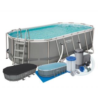 Basen stelażowy 549 x 274 x 122 cm BESTWAY nr kat 56710 - 9w1