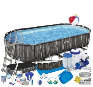 Basen stelażowy 732 x 366 x 122 cm BESTWAY nr kat. 5611T - 21w1